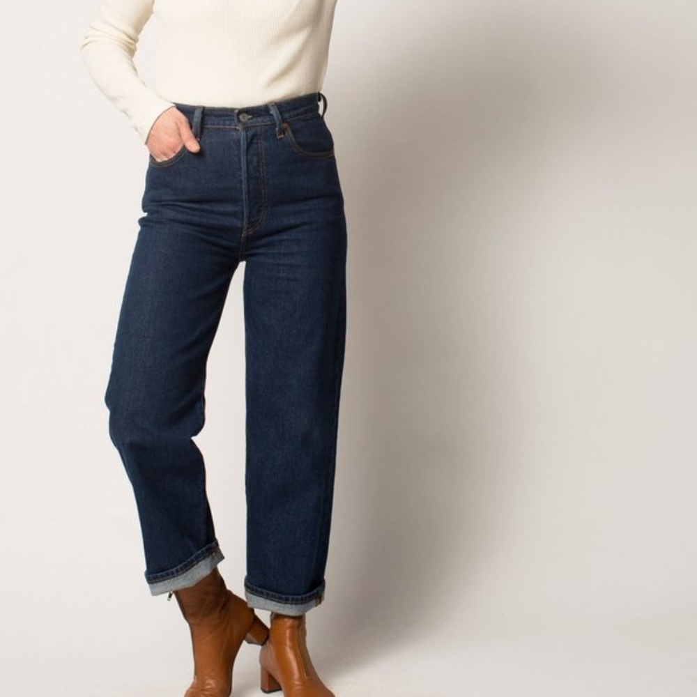 Levis Ribcage Straight Jeans
